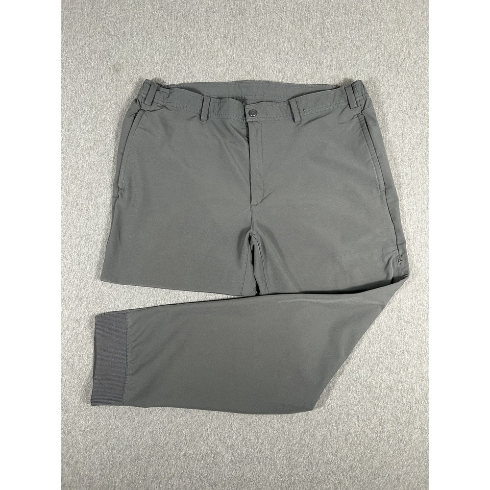 Mack Weldon Ace Jogger Pants Mens Gray Stretch Athletic Tapered 2XL